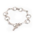 HIHO SILVER STERLING SILVER SNAFFLE BRACELET